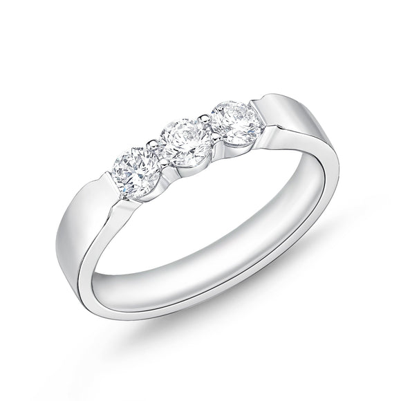 ERPT106_00 Petite Prong Band Ring