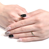 ERPT115_GD Petite Prong Diamond Band Ring