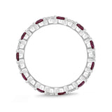 ERPT149_RU Petite Prong Ruby Alternating Band Ring