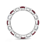 ERPT169_RU Petite Prong Ruby Alternating Band Ring