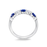ERPT173_SB Petite Prong Sapphire Alternating Band Ring