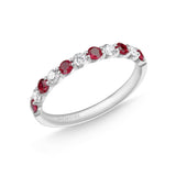 ERPT182_RU Petite Prong Ruby Alternating Band Ring