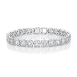 FBBQ104_00 Diamond Bouquets Line Bracelet