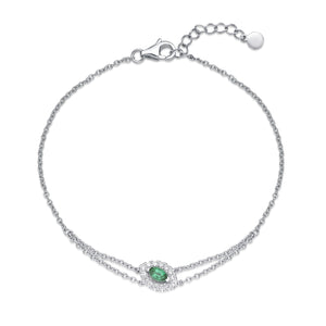 FBSUM06_EM Stack'em Up Emerald Fashion Bracelet