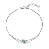 FBSUM06_EM Stack'em Up Emerald Fashion Bracelet
