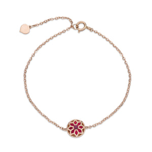 FBVL112_RU Valley of Light Ruby Illusion-setting Bracelet