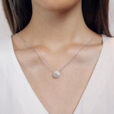 FCBQ103_00 Diamond Bouquets Fashion Necklace