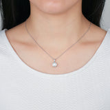FCBQ115_00 Diamond Bouquets Fashion Necklace