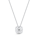FCBQ117_00 Diamond Bouquets Fashion Necklace