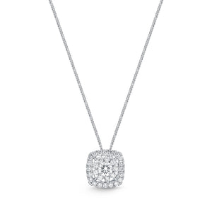 FCBQ120_00 Diamond Bouquets Fashion Necklace