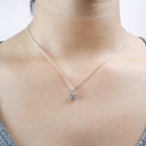 FCBQ136_00 Diamond Bouquets Fashion Necklace