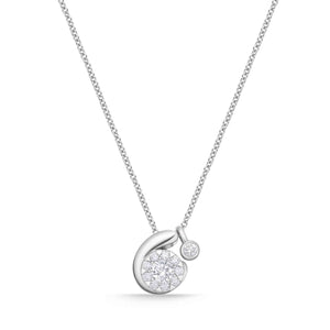 FCBQ202_00 Diamond Bouquets Fashion Necklace