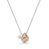 FCBQ206_00 Diamond Bouquets Fashion Necklace