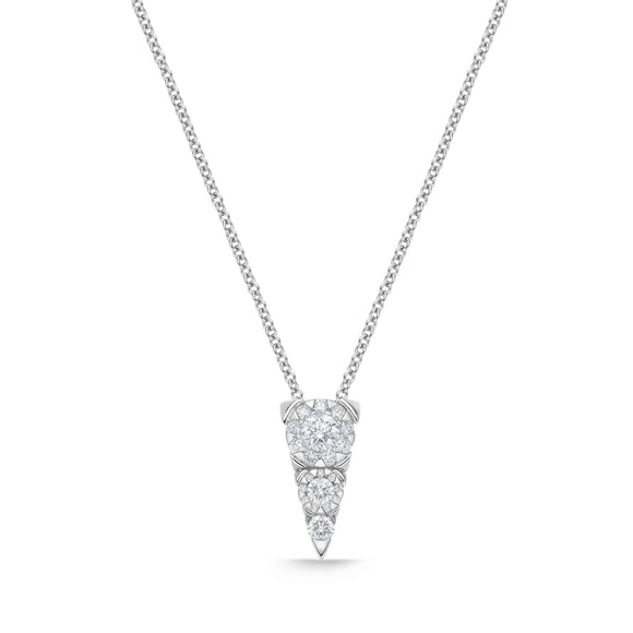 FCBQ208_00 Diamond Bouquets Fashion Necklace