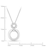 FCDC111_00 Diamond Circle Classic Necklace
