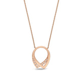 FCDD122_00 Diamond Line Fashion Necklace