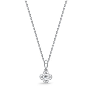 FCFD402_00 My First Diamond Illusion-setting Necklace