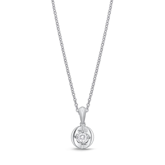 FCFD403_00 My First Diamond Illusion-setting Necklace