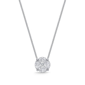 FCFD501_00 My First Diamond Illusion-setting Necklace Unemployed