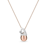 FCLC132_00 L Collection Diamond Fashion Necklace