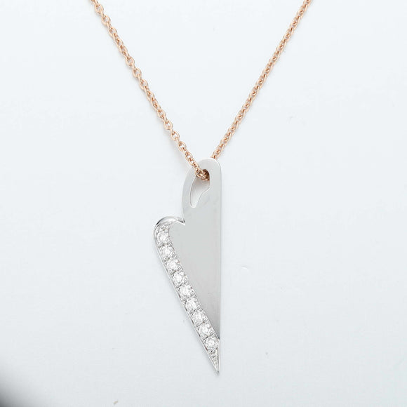 FCLC167_00 L Collection Diamond Fashion Necklace