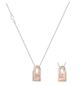 FCLC308_00 L Collection Diamond Fashion Necklace
