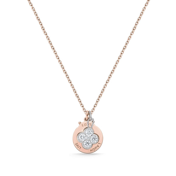 FCLC416_00 L Collection Diamond Fashion Necklace