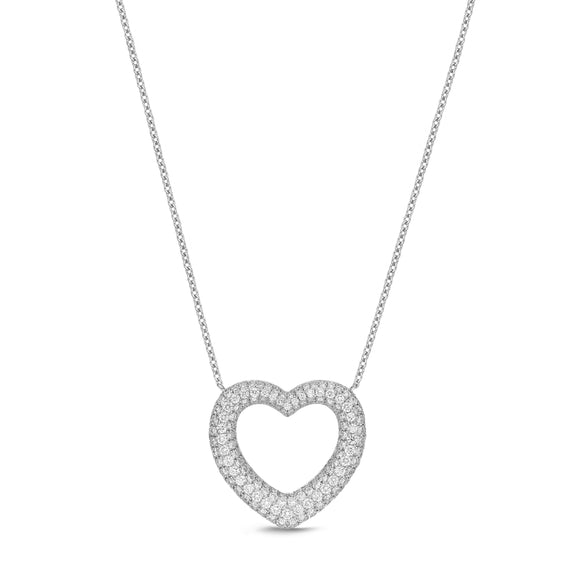 FCPV101_00 Pave Diamond Classic Necklace