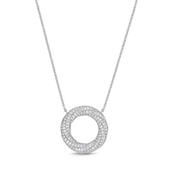 FCPV102_00 Pave Diamond Classic Necklace
