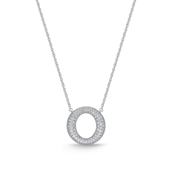 FCPV103_00 Pave Diamond Classic Necklace