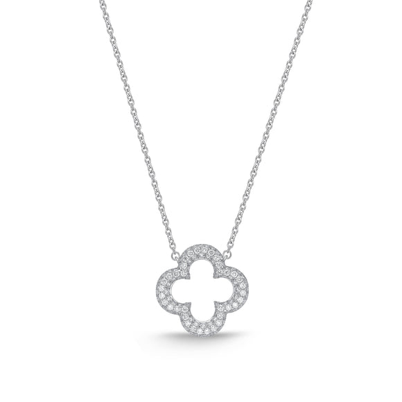FCPV104_00 Pave Diamond Classic Necklace