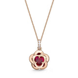 FCVL102_RU Valley of Light Ruby Illusion-setting Necklace