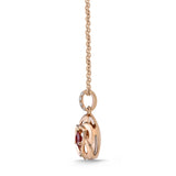 FCVL102_RU Valley of Light Ruby Illusion-setting Necklace