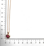 FCVL103_RU Valley of Light Ruby Illusion-setting Necklace