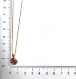 FCVL104_RU Valley of Light Ruby Illusion-setting Necklace