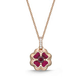 FCVL105_RU Valley of Light Ruby Illusion-setting Necklace