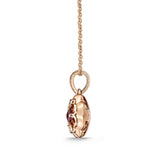 FCVL105_RU Valley of Light Ruby Illusion-setting Necklace