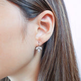 FEBF101_00 Fancy Brilliant Diamond Illusion-setting Earrings