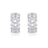 FEBF106_00 Fancy Brilliant Diamond Illusion-setting Earrings