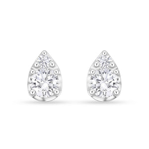 FEBF112_00 Fancy Brilliant Diamond Illusion-setting Earrings
