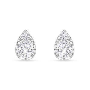 FEBF113_00 Fancy Brilliant Diamond Illusion-setting Earrings