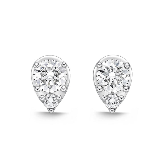 FEBF114_00 Fancy Brilliant Diamond Illusion-setting Earrings