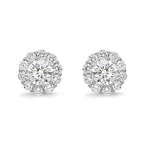 FEBM105_00 Blossom Diamond Studs Earrings