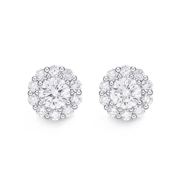 FEBM106_00 Blossom Diamond Studs Earrings