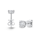 FEBQ104_00 Diamond Bouquets Studs Earrings