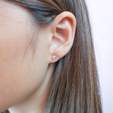 FEBQ106_00 Diamond Bouquets Studs Earrings