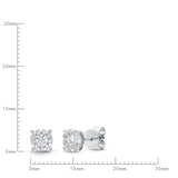 FEBQ107_00 Diamond Bouquets Studs Earrings