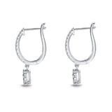 FEBQ111_00 Diamond Bouquets Dangling Earrings