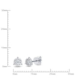 FEBQ121_00 Diamond Bouquets Studs Earrings