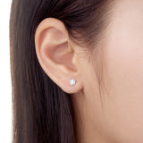 FEBQ121_00 Diamond Bouquets Studs Earrings